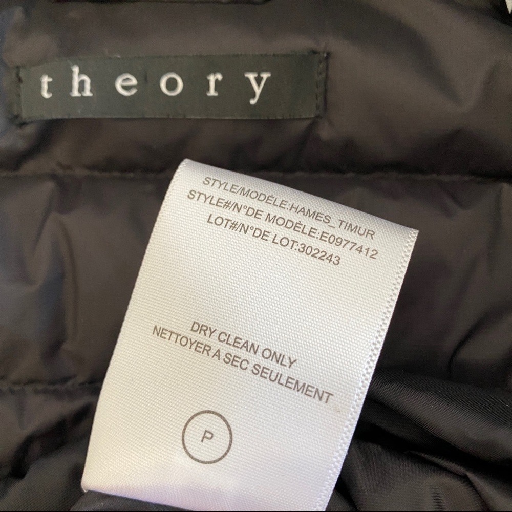 Theory Men's Black Timur Hames down Vest - Picture 6 of 10